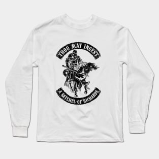 Thou May Ingest a Satchel of Richards Sticker Funny Sarcastic Long Sleeve T-Shirt